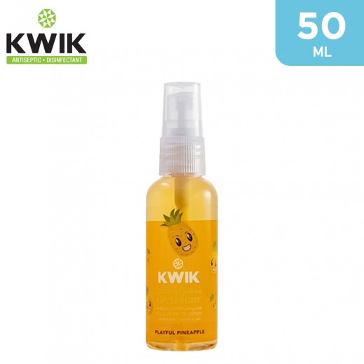 Kwik Kids Pineapple Hand Sanitizer Spray 50 ml - delivered by Taw9eel Fast
