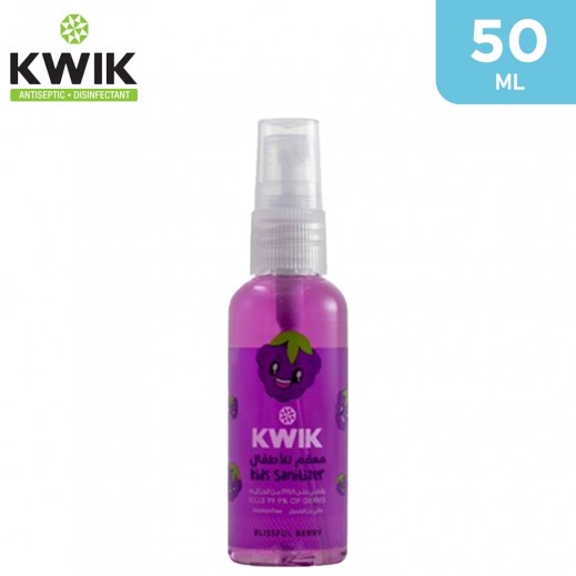 Kwik Kids Blissful Berry Hand Sanitizer Spray 50 ml - delivered by Taw9eel Fast