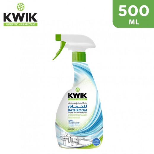 Kwik Disinfecting Bathroom Cleaner Spray 500 ml - delivered by Taw9eel Fast