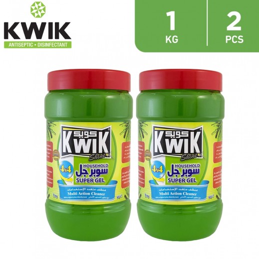 Kwik Multi Action Cleaner Household Super Gel 2 x 1 Kg - delivered by Taw9eel Fast