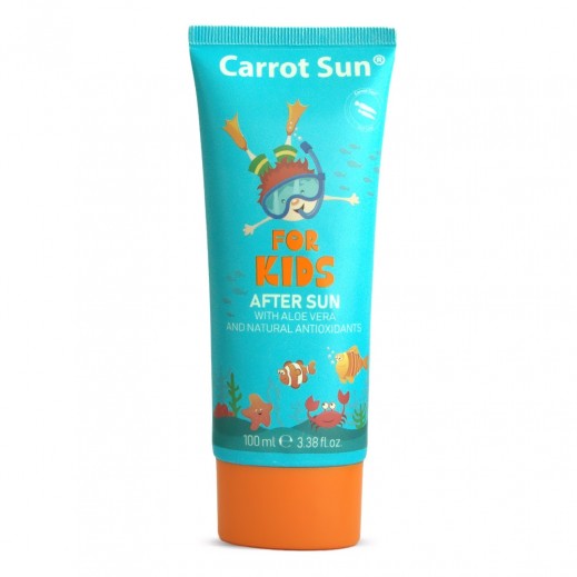 Carrot Sun Kids Sunscreen After Sun Cream 100ml - delivered by Taw9eel Fast