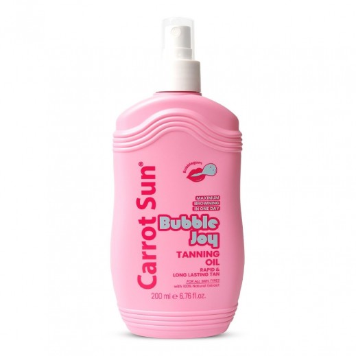 Carrot Sun Bubble Joy Tanning Oil 200ml - delivered by Taw9eel Fast