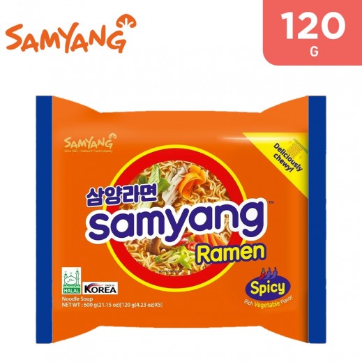 Samyang Spicy Ramen 120 g - delivered by Taw9eel Fast