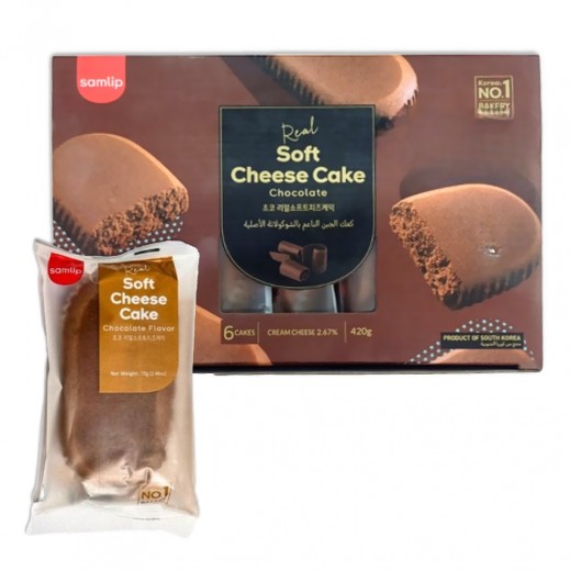 Samlip Frozen Chocolate Real Soft Cheese Cake 6 x 70 g