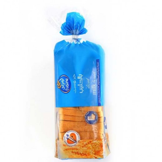 Lusine Sliced Milk Bread 600 g - delivered by Taw9eel Fast