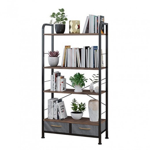 Four layer bookshelf