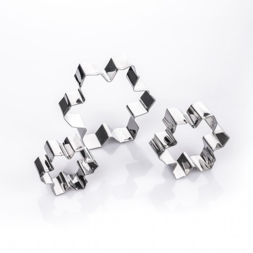 Stainless Steel Snow Design Biscuit Mold