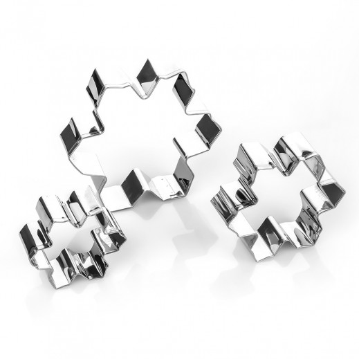 Stainless Steel Snow Design Biscuit Mold