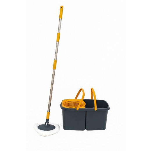 Perfect Home Microfiber Spin Mop with Bucket Set