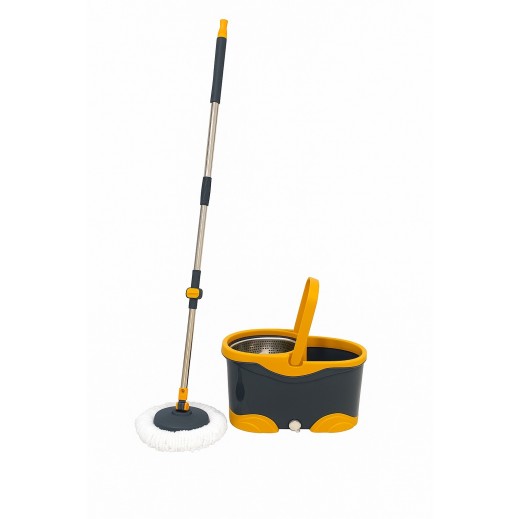 Perfect Home Microfiber Spin Mop with Bucket Set