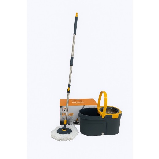 Perfect Home Microfiber Spin Mop with Bucket Set
