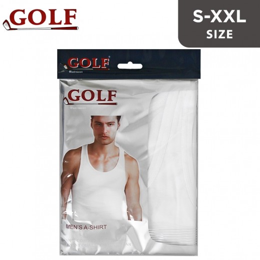  Golf Mens Sleevless T-shirt White