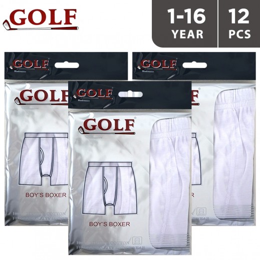 Golf Short For Boys 3/4 Years - 12 Pieces