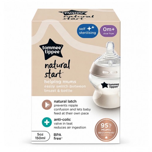 Tommee Tippee Natural Start Baby Bottle 0+ Months 150ml