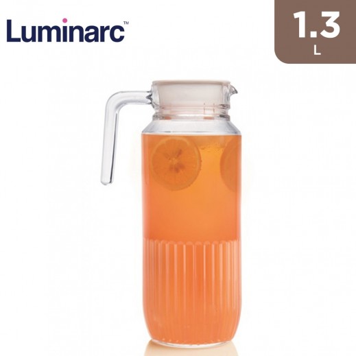 Luminarc Gridz Fridge Jug 1.3Lt + Lid
