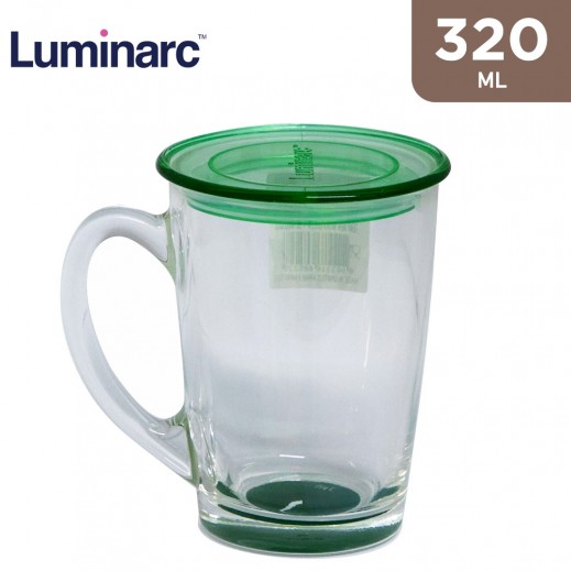 Luminarc Temp New Morning Green With Lid Mug 320ml