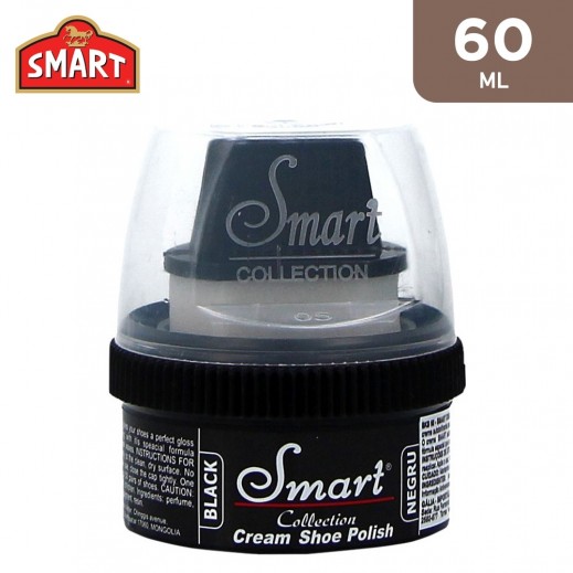 Smart Cream Shoe Polish Black 60Ml