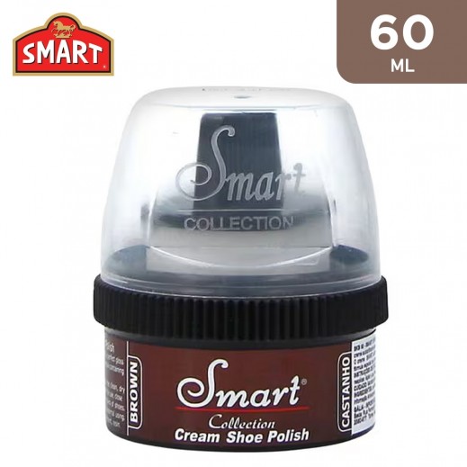 Smart Cream Shoe Polish Brown 60Ml
