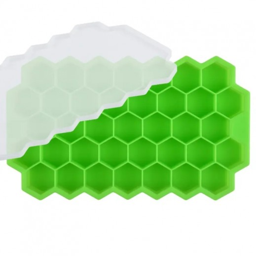 Mr. Chef 37 Honecomb Ice Cells + Lid Green