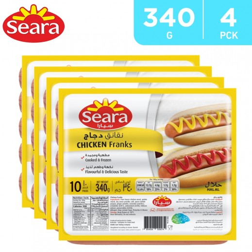 Seara Frozen Chicken Franks 4 x 340 g