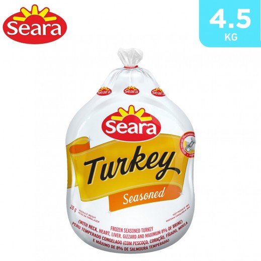 Seara Frozen Seasoned Whole Turkey (3.5 - 4.5 Kg Apprrox.)