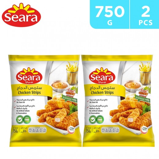 Seara Chicken Strips Regular (Twin Pack) 2 x 750 g - delivered by Taw9eel Fast