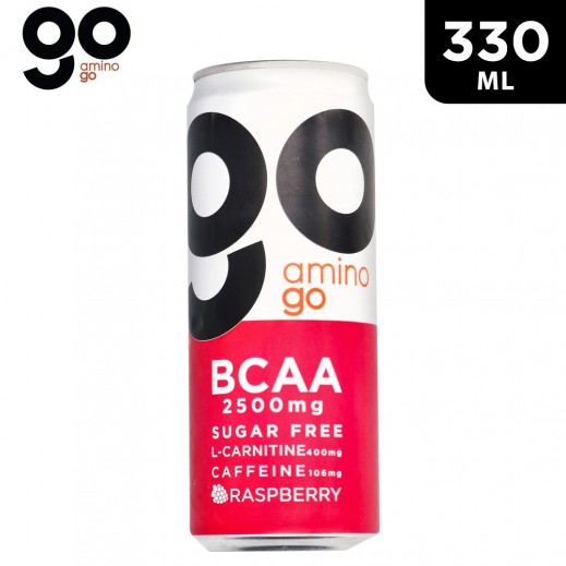 Amino Go Sugar Free BCAA Raspberry Drink 330 ml - delivered by Taw9eel Fast