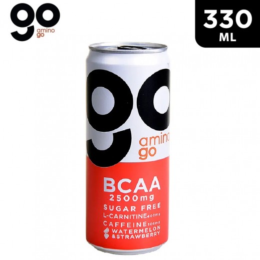 Amino Go Sugar Free Watermelon & Strawberry Drink 330 ml - delivered by Taw9eel Fast
