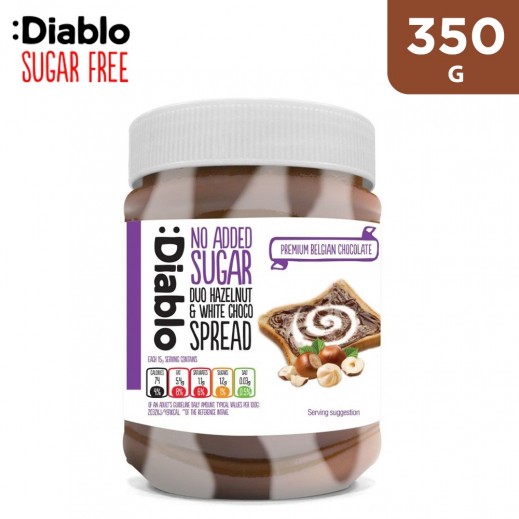 Diablo Hazelnut & White Chocolate Spread 350 g - delivered by Taw9eel Fast