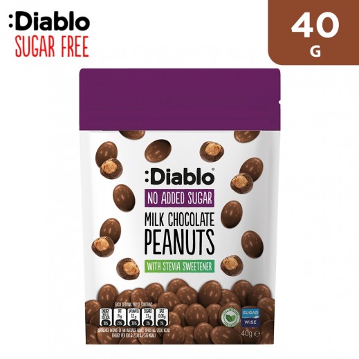 Diablo Milk Chocolate Coated Peanuts 40 g - delivered by Taw9eel Fast