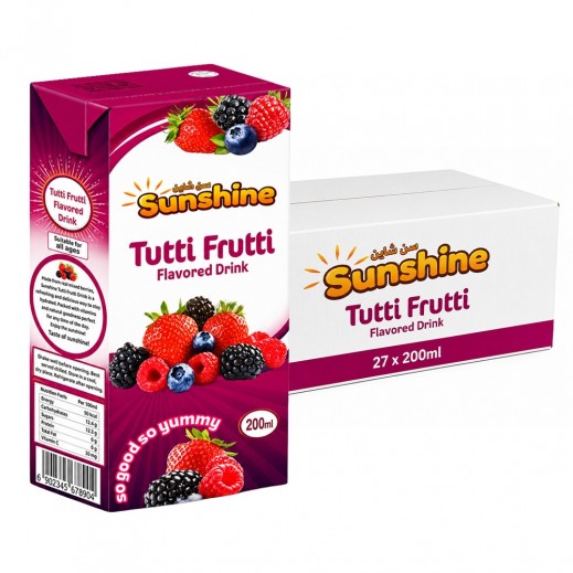 Sunshine Tutti Frutti Drink 27×200 Ml