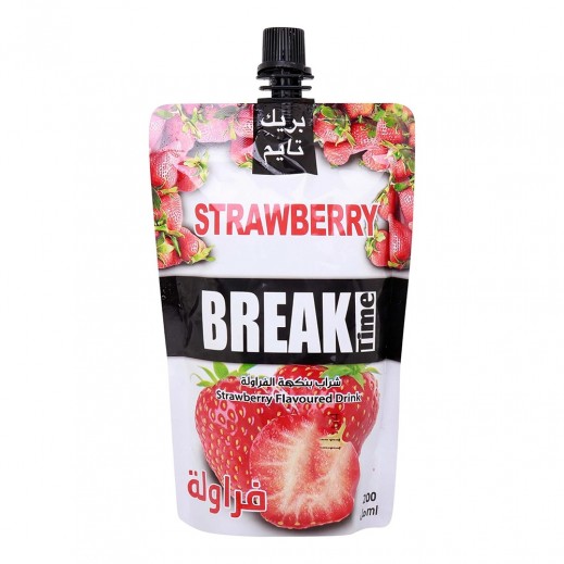 Raw'a Break Time Strawberry Drink Pouch 200 Ml