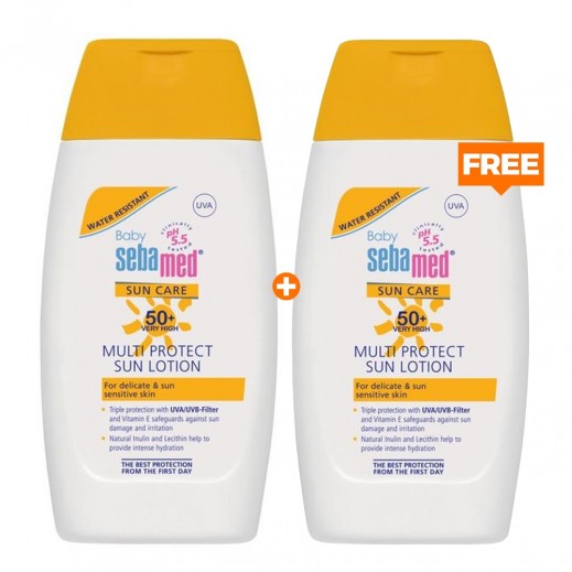 Sebamed Care SPF50+ Baby Sun Lotion 200ml - 1+1 Free