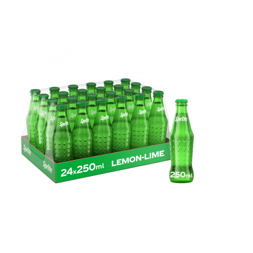 Sprite Bottle Carton 24x250 ml - delivered by Taw9eel Fast