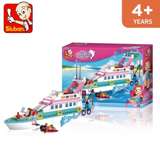 Sluban Luxury Yacht Building Blocks - 4 Years