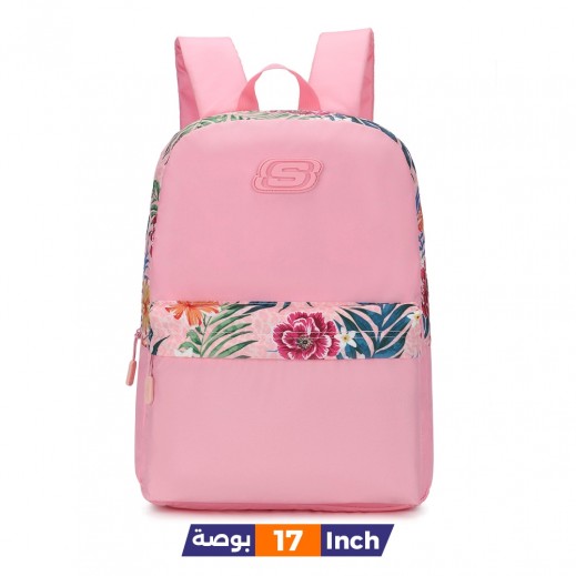 Sketchers Print Floral Back Bag - 17 inches - delivered by Taw9eel Fast