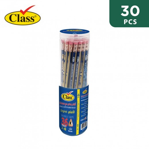 Class triangle Pencil 30 Piece Special offer - delivered by Taw9eel Fast