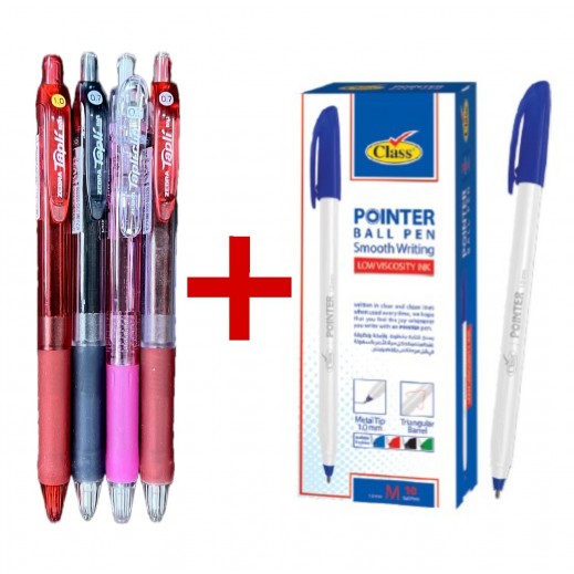 Class Special Offer 4 Zebra Tably & 10 Ball Pen