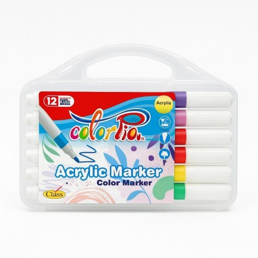 Colorpia 12 Color Acrylic Marker