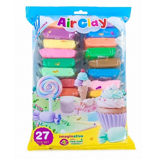 Do Dough Air Clay With Tools 24 Colors - 3+Years