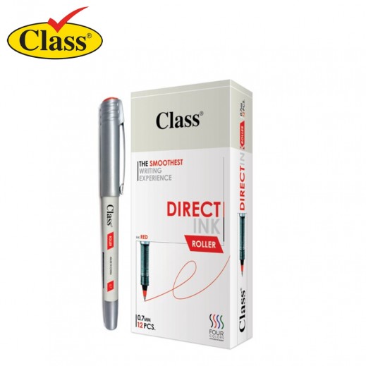 Class Roller Pen Red - delivered by Taw9eel Fast