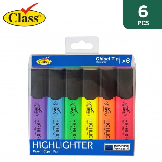 Class Highlighter Neon 6 Colors - delivered by Taw9eel Fast