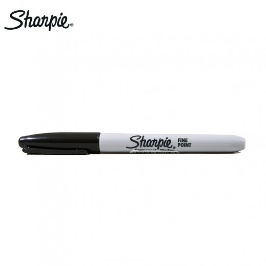 Sharpie Permanent Markers Fine Point Black - delivered by Taw9eel Fast