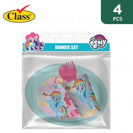 Class - Plastic Dinner MLP Set Set of 4Pieces - delivered by Taw9eel Fast