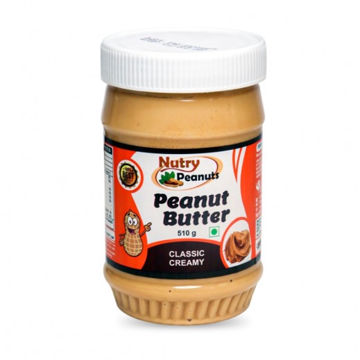 Nutry Peanuts Butter Classic Creamy 510 g - delivered by Taw9eel Fast