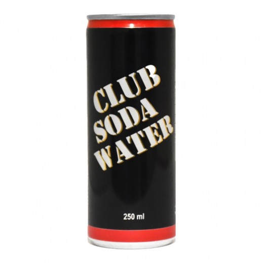 Club Soda Water Can 250 ml - delivered by Taw9eel Fast