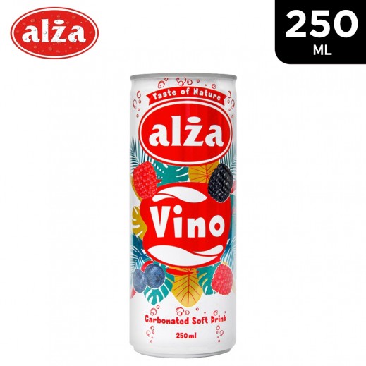 Alza Vino Carbonated Soft Drink Can 250 ml - delivered by Taw9eel Fast