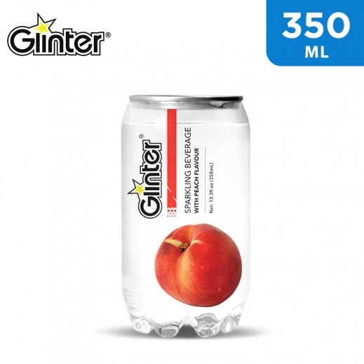 Glinter Sparkling Beverage With Peach Flavour 350 ml