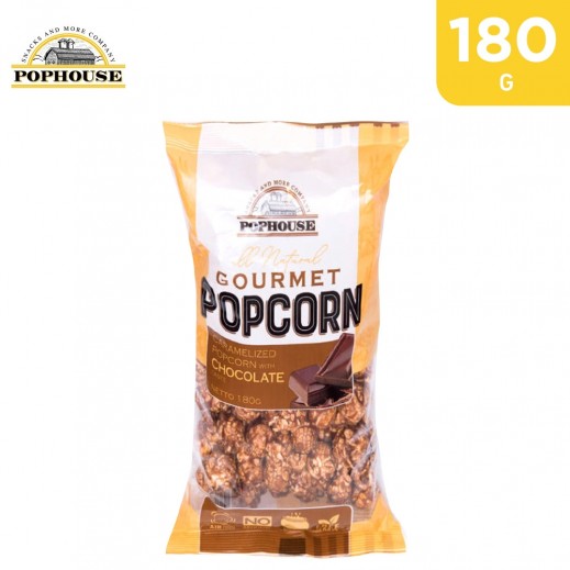 Pop House Gourmet Caramelized Popcorn With Chocolate 180 g