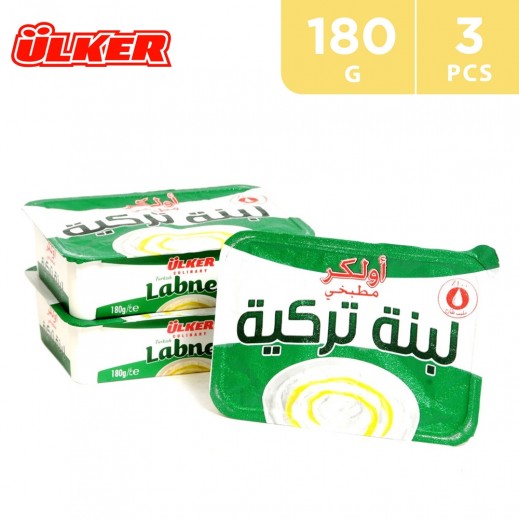 Ulker Turkish Labneh 3 x 180 g - delivered by Taw9eel Fast